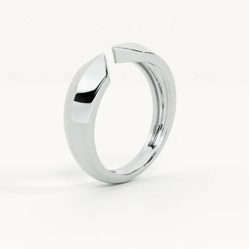 Unity Gap 925 Silver Unisex Ring