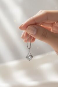 radiant-v-curve-solitaire-pendant