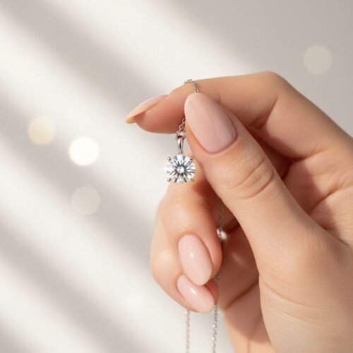 Luxe Spark Round Pendant