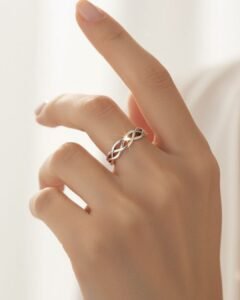 Infinity Weave Silver Ring