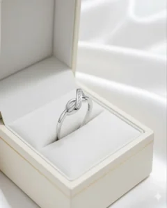 Infinity Knot Sparkle Ring