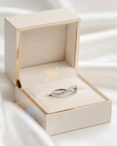 Twisted Radiance Pavé Ring