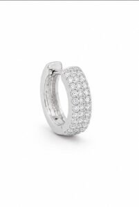 Multi diamond layer earrings